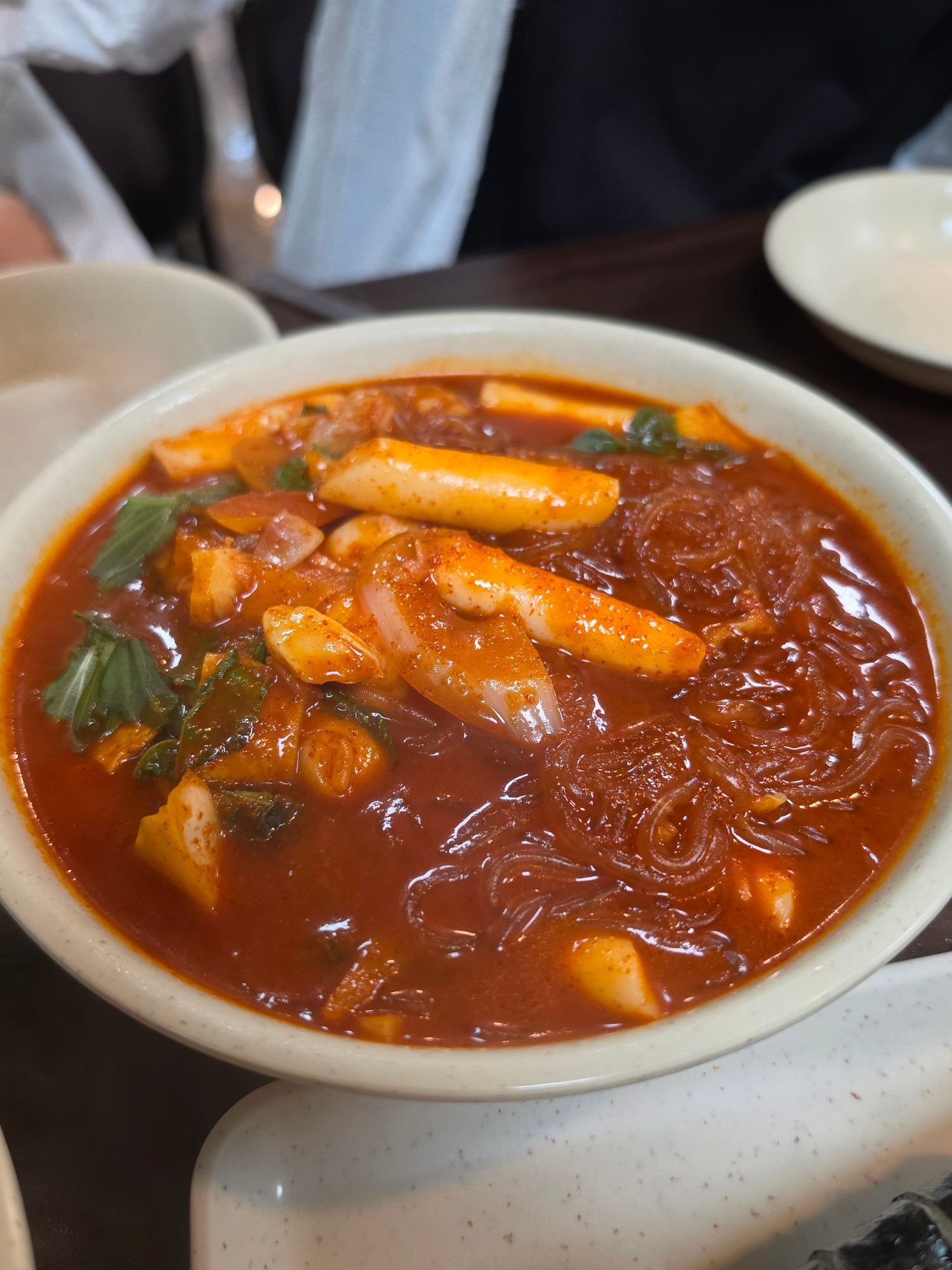 당면이 가득 든 당면떡볶이